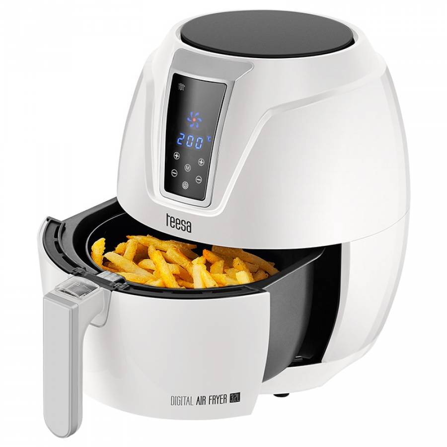Friteuza Electrica Air Fryer, 3.2L, 1400W, Gatit, Prajit, Coacere