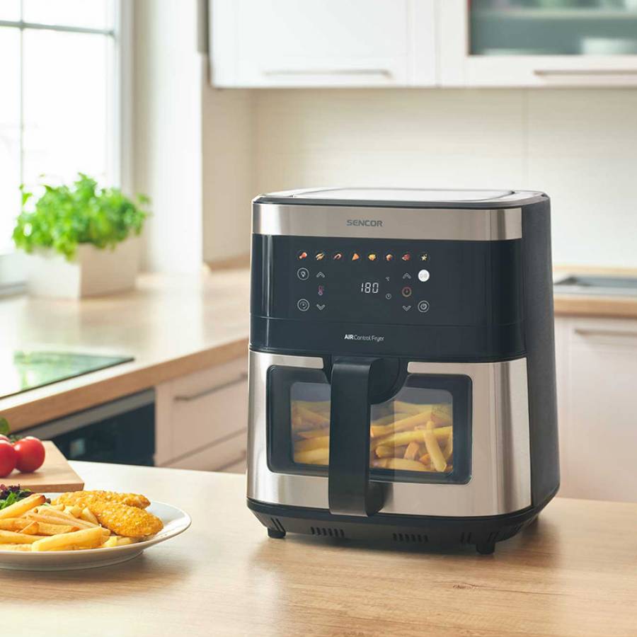 Friteuza fara ulei 9l Sencor Mai sanatos si gustos.