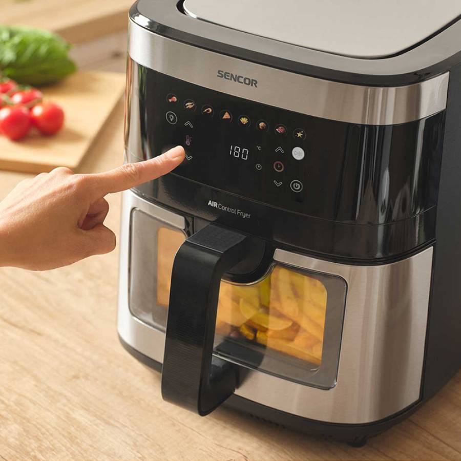 Friteuza fara ulei 9l Sencor Mai sanatos si gustos.