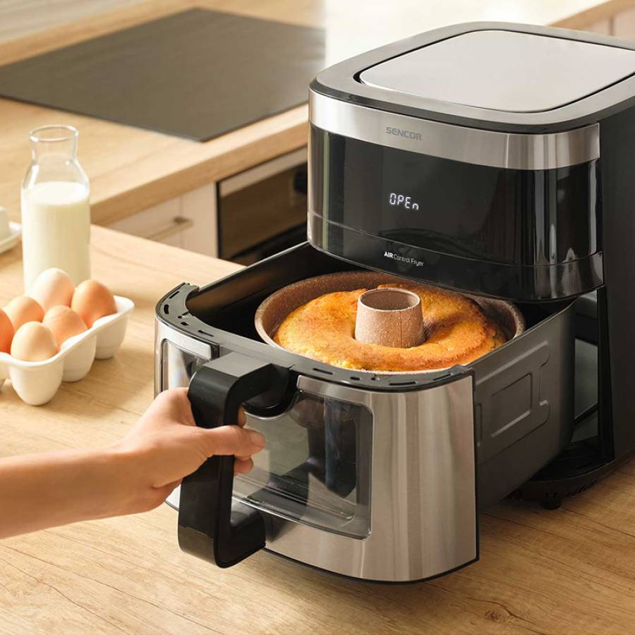 Friteuza fara ulei 9l Sencor Mai sanatos si gustos.