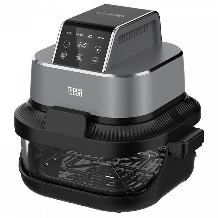 Friteuza Aer Airfryer 4l+1.5l 1500w Sticla Teesa
