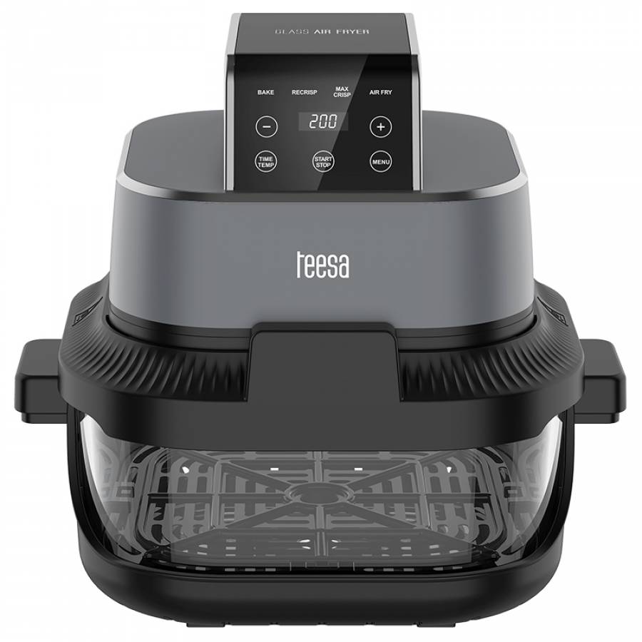 Friteuza Aer Airfryer 4l+1.5l 1500w Sticla Teesa