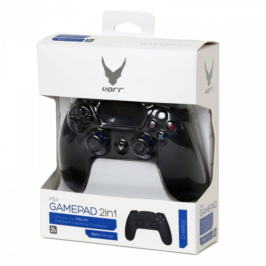 Wireless Gamepad PC, PS4, Varr Omega, Negru