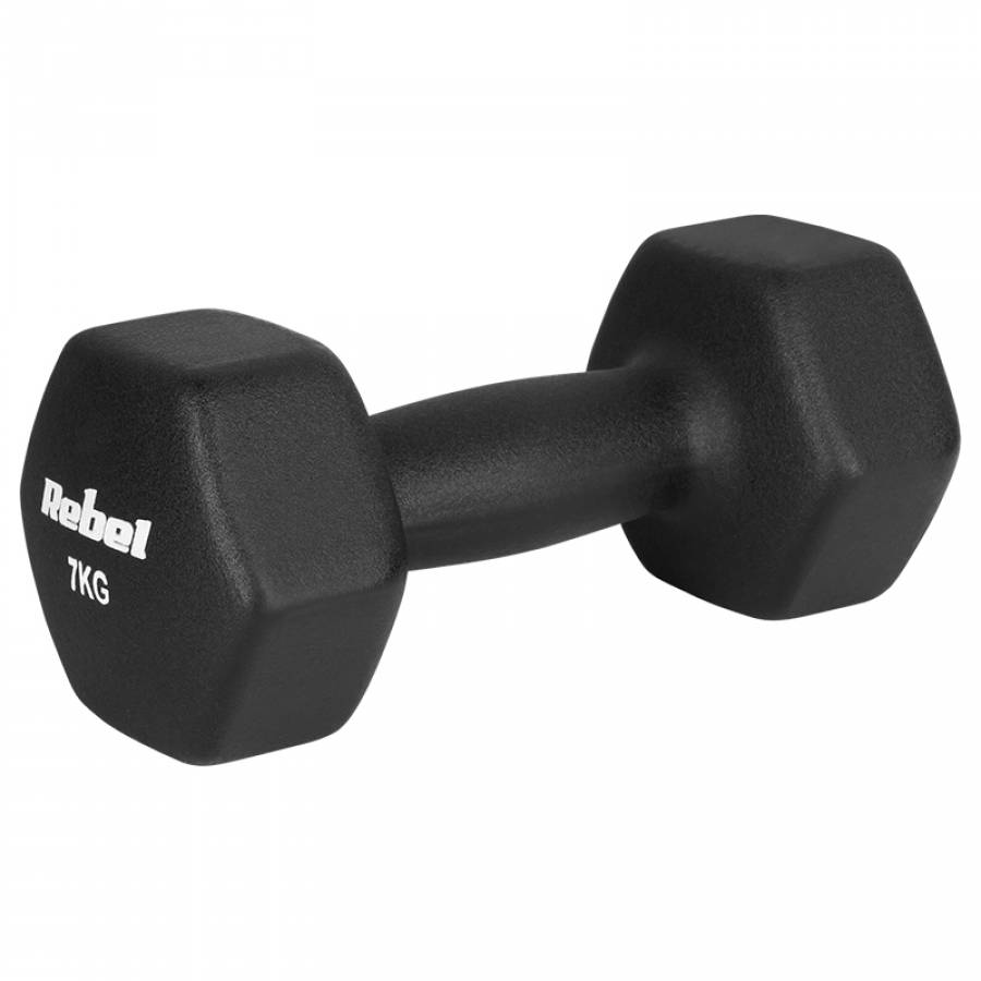 Gantera Fonta Invelis Neopren Hex 2 X 7kg Rebel Active