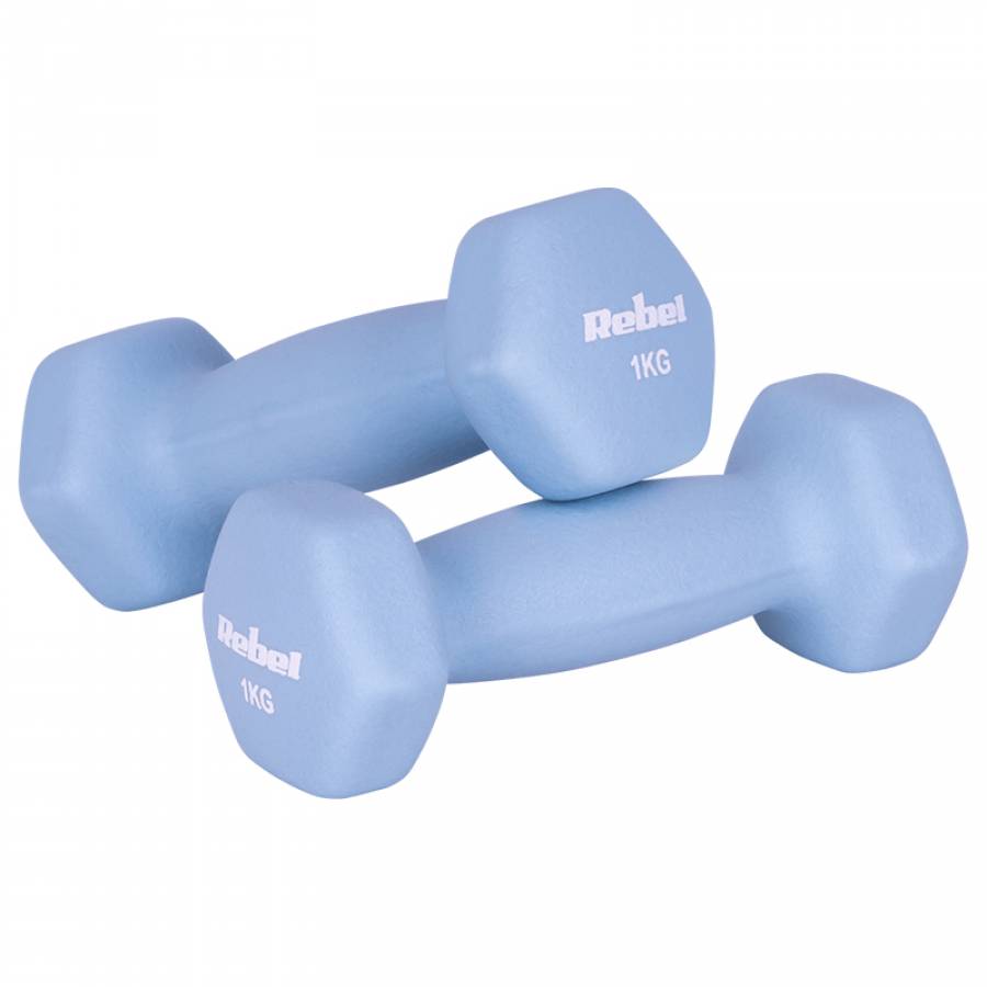 Gantera Fonta Invelis Neopren Hex Set 10 Buc 30kg Rebel