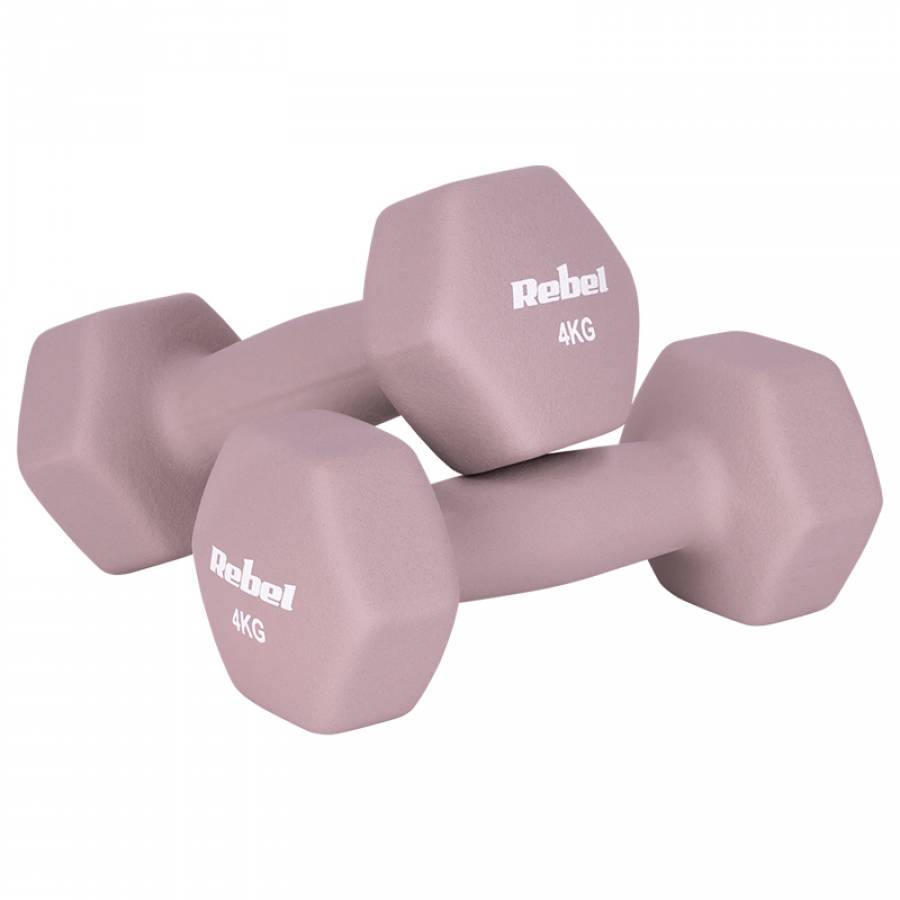 Gantera Fonta Invelis Neopren Hex Set 10 Buc 30kg Rebel