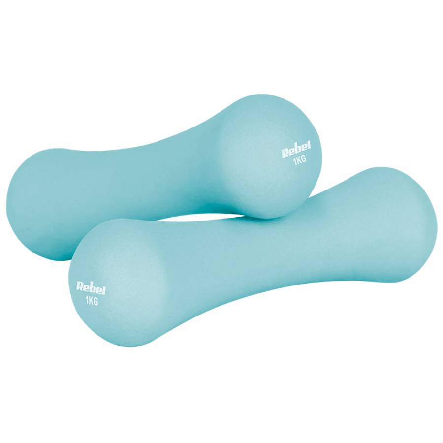 Gantera Fonta Invelis Neopren Set 10 Buc 21kg Rebel Act