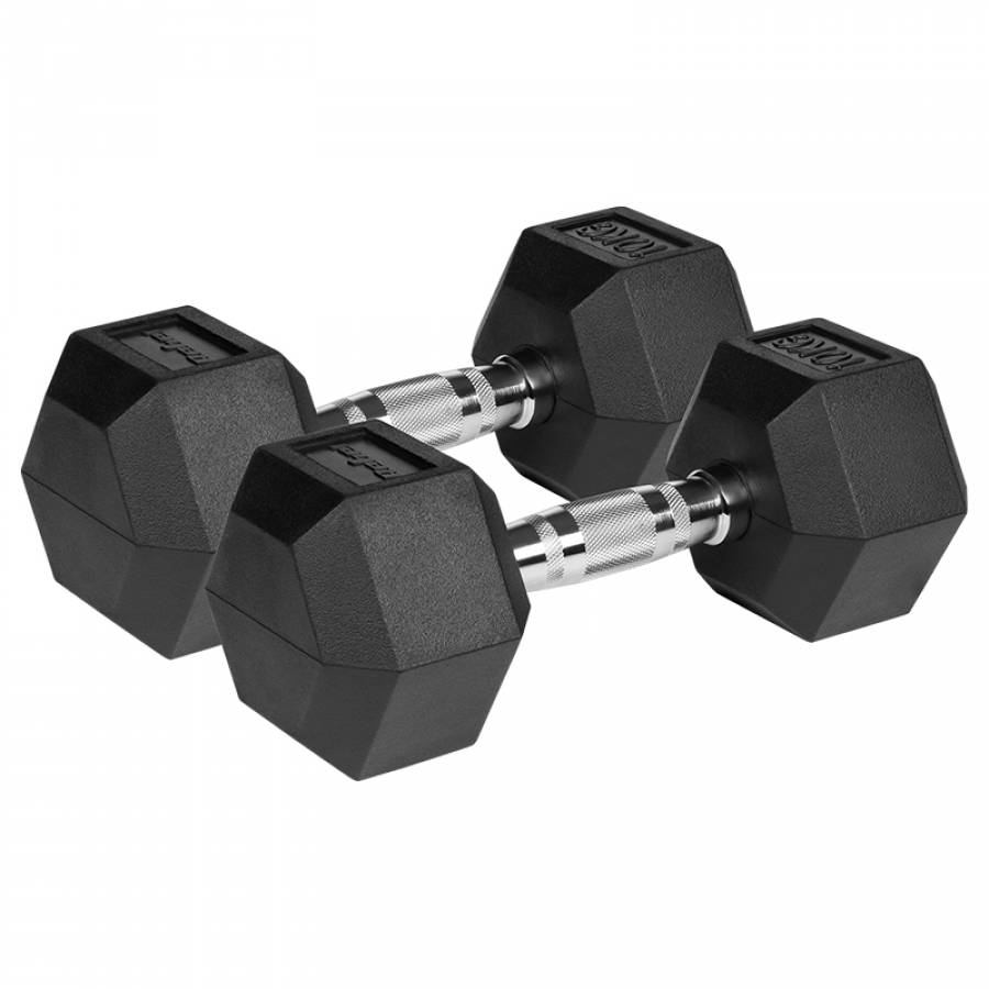 Set Gantere Fonta Cauți 2x10kg - Antrenament Rebel Energic