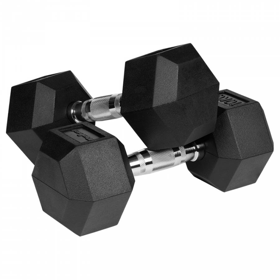 Set Gantere Fonta Cauți 2x10kg - Antrenament Rebel Energic