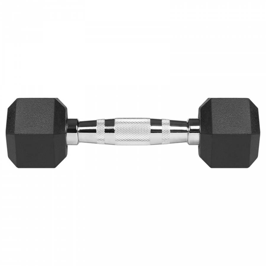 Gantere Fonta Cauciucata Set 2x2kg Premium Activ Rebel