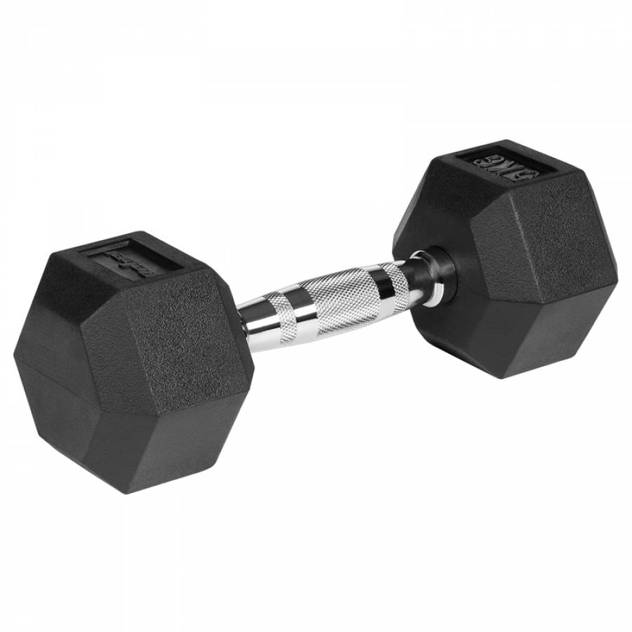 Gantere Hex Fonta Cauciucata 2x5kg Rebel Activ