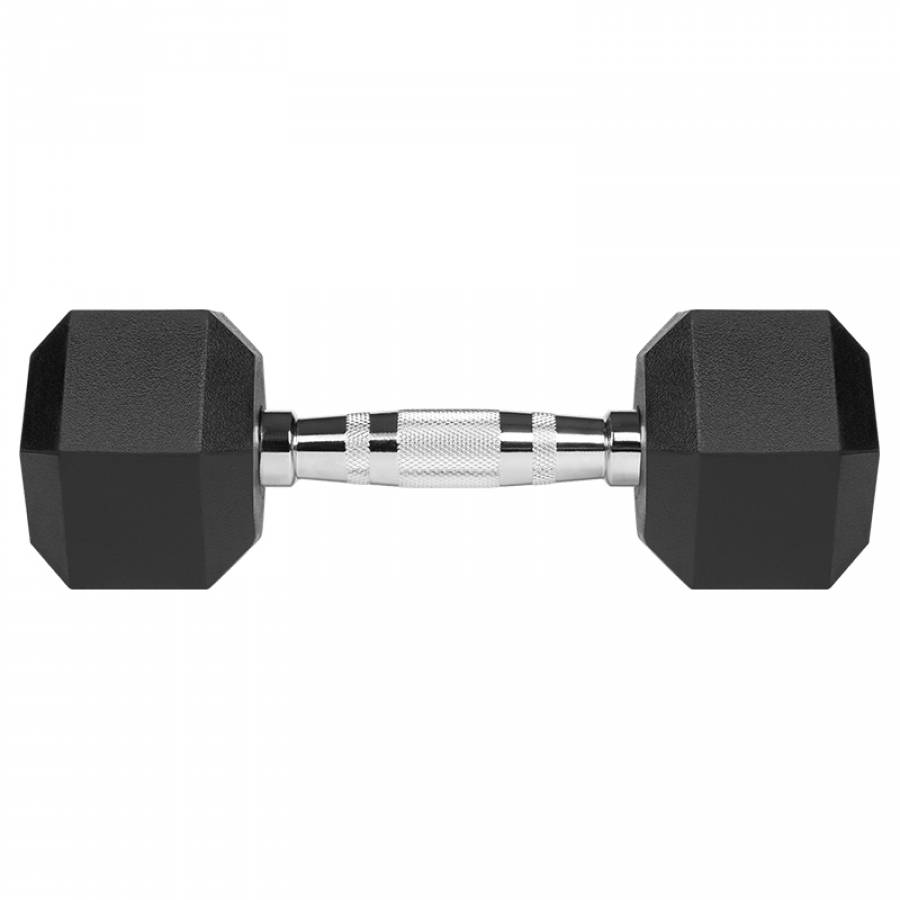 Gantere Hex Fonta Cauciucata 2x5kg Rebel Activ