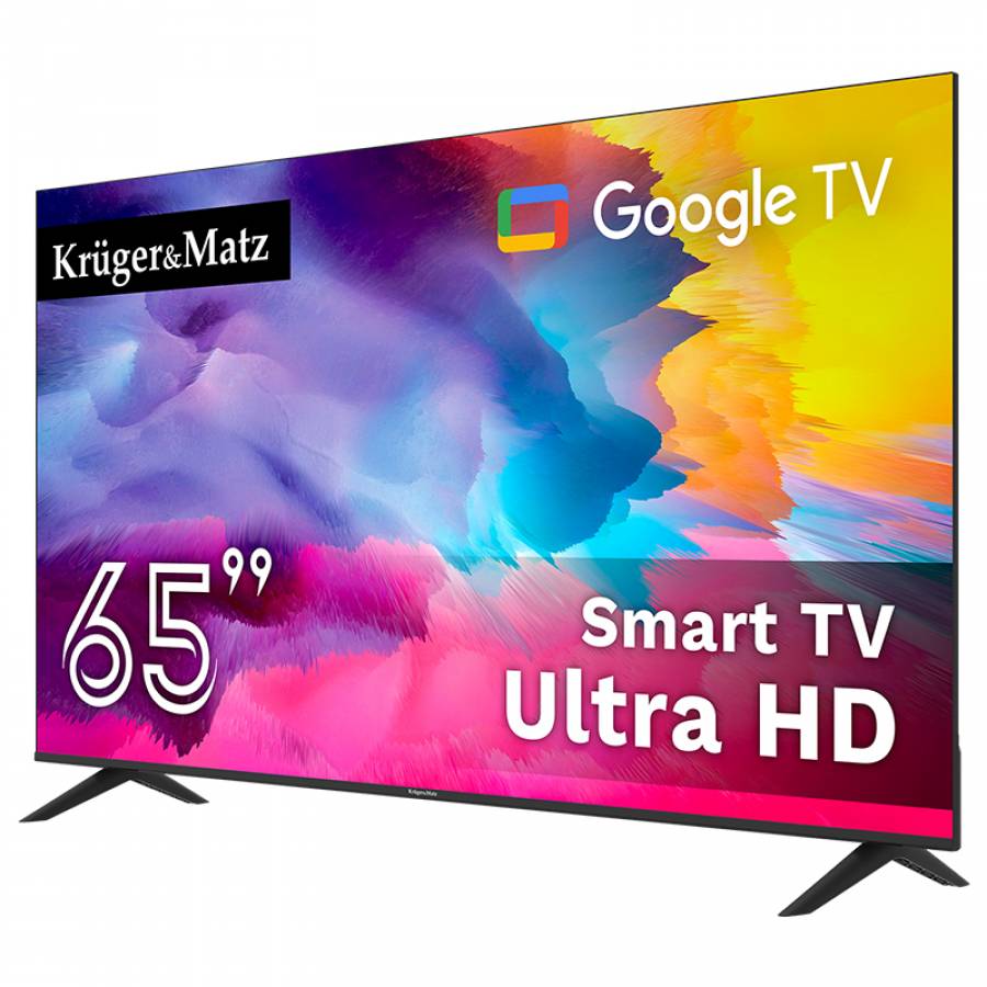 Televizor Smart Google 65 inch 163cm UltraHD 4K Kruger&matz