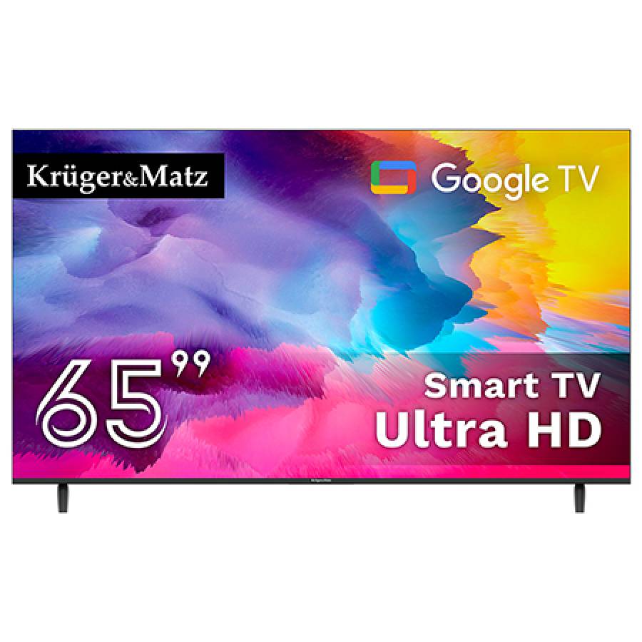 Televizor Smart Google 65 inch 163cm UltraHD 4K Kruger&matz