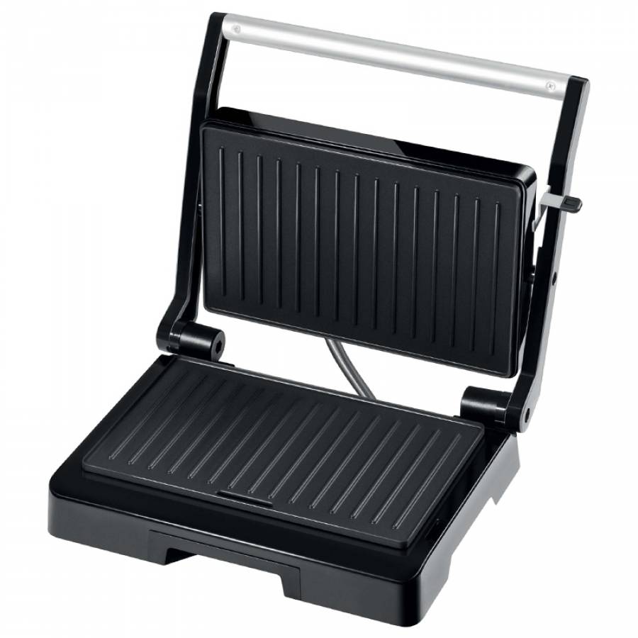 Gratar Electric Sencor otel inoxidabil, 1000 W, Negru