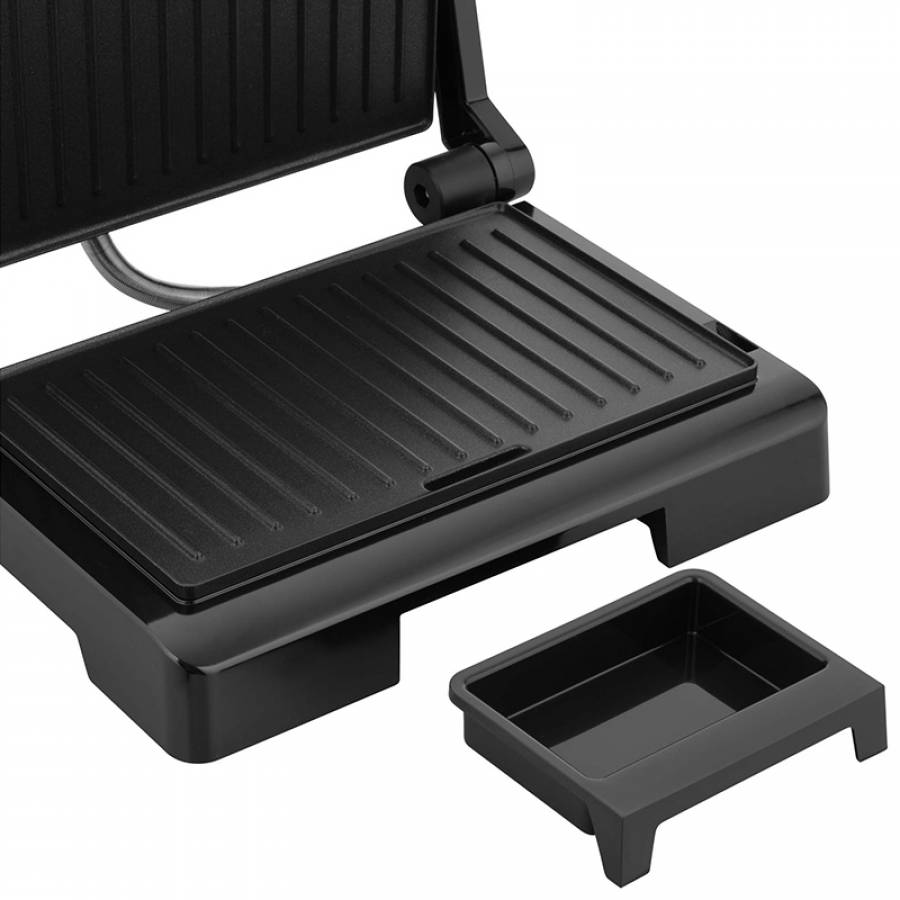 Gratar Electric Sencor otel inoxidabil, 1000 W, Negru