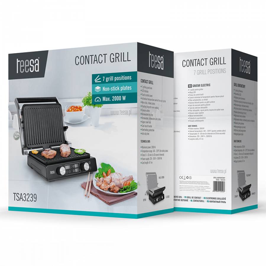 Gratar Electric 2000w pentru Gratar in aer liber.