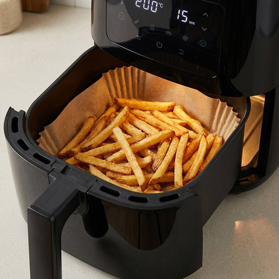 Hartie Pentru Air Fryer Patrat 20cm 100buc Adler