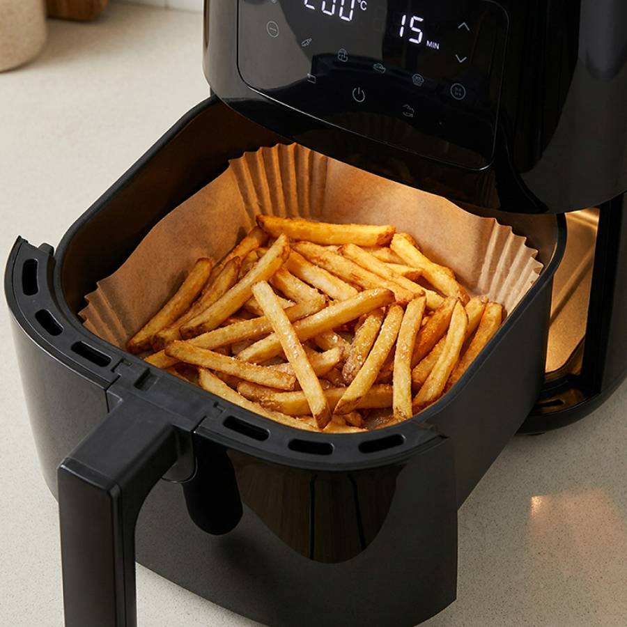 Hartie Pentru Air Fryer Patrat 23cm 100buc Adler