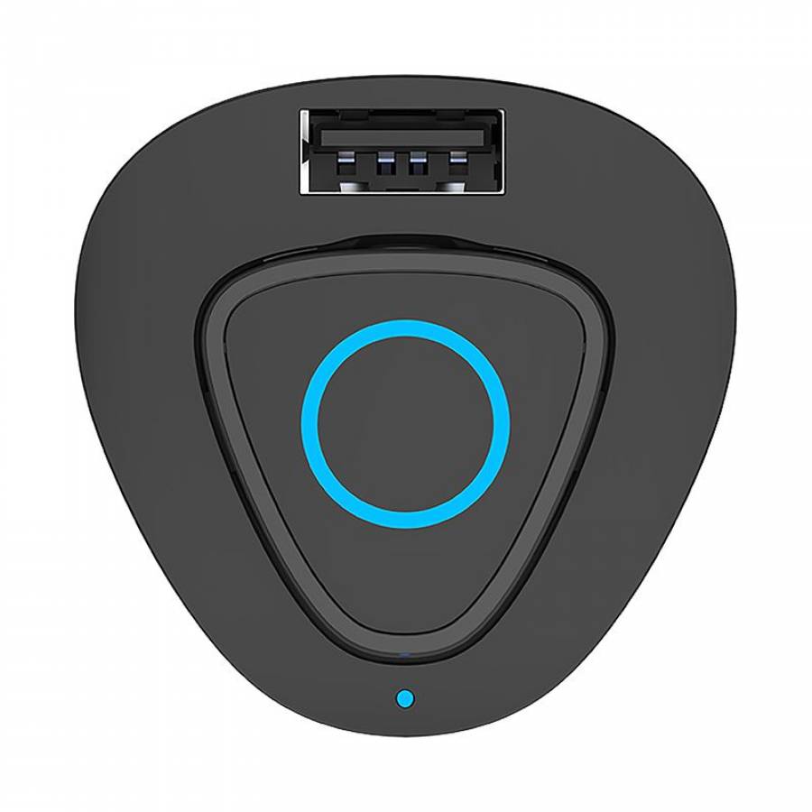 Casca Bluetooth 4.1 neagra, cu anulare zgomot.