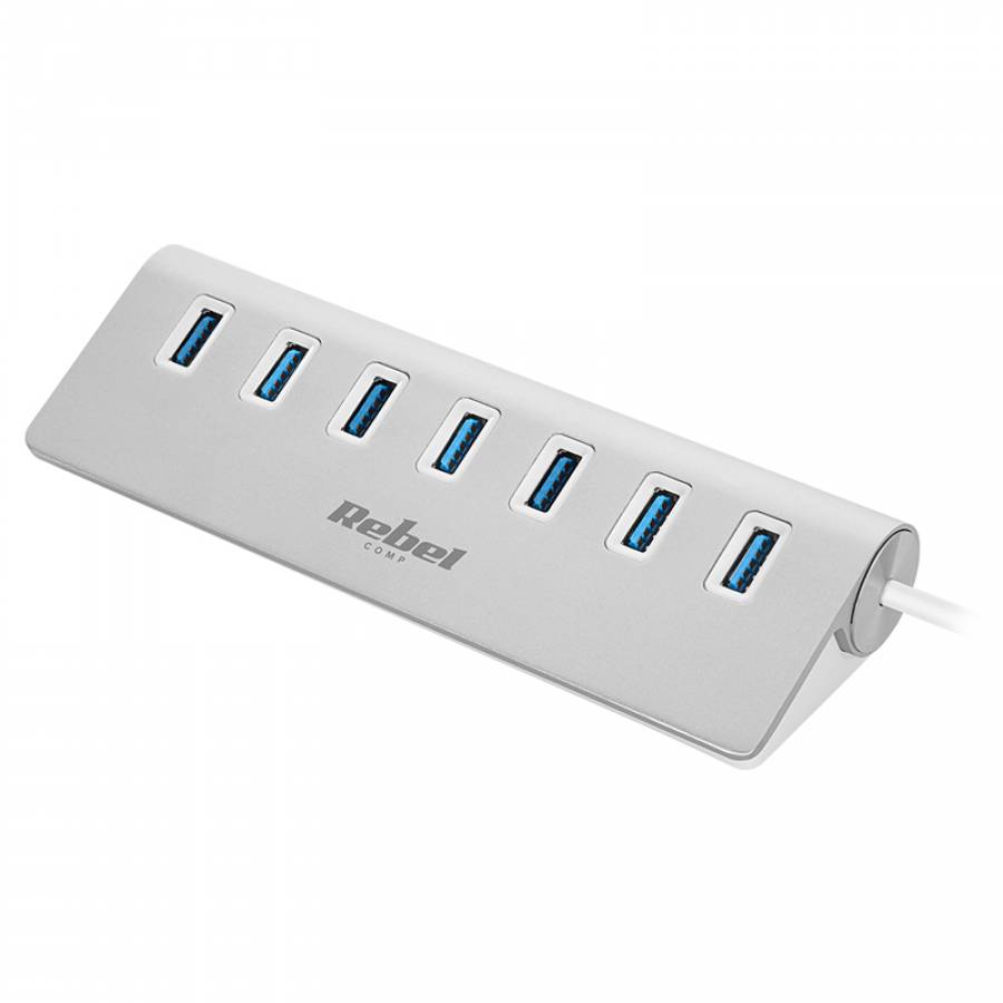 Centrala USB 3.0 7 Porturi Rebellious