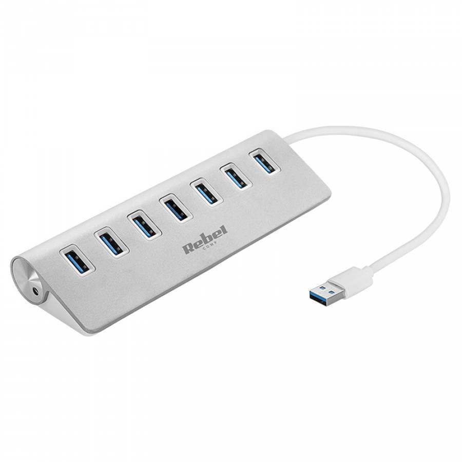 Centrala USB 3.0 7 Porturi Rebellious