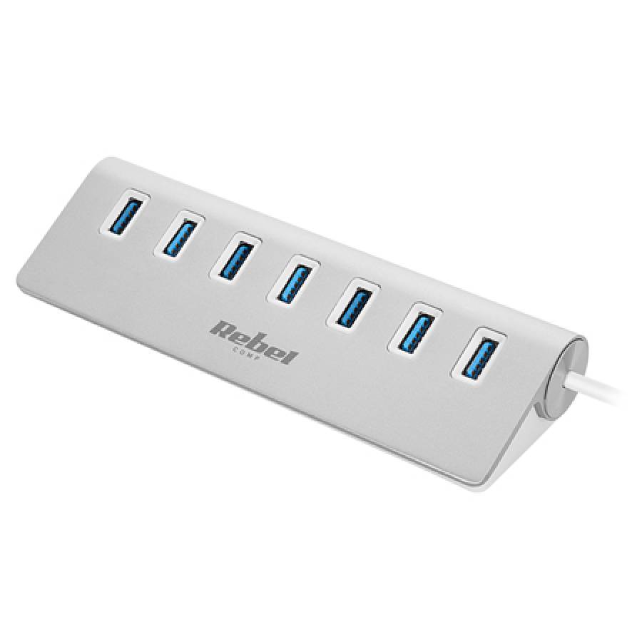 Centrala USB 3.0 7 Porturi Rebellious