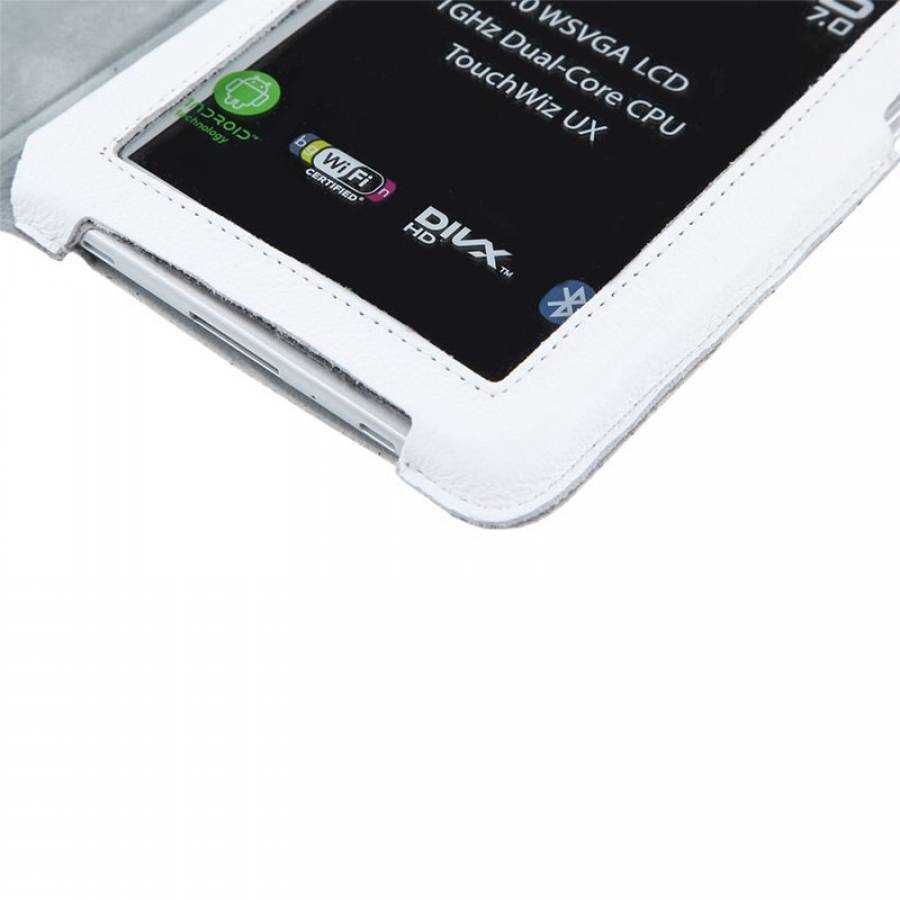 Husa Piele Samsung Galaxy (Alba)