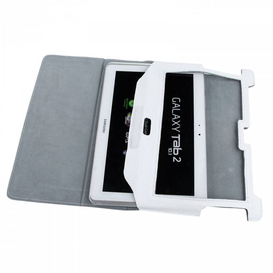 Husa Piele Alba Samsung Galaxy