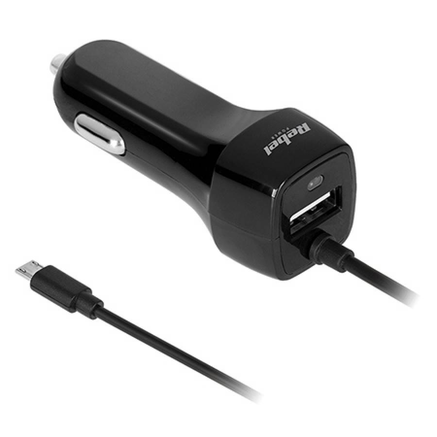Incarcator auto USB 2100mA (negru).