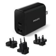 Incarcator Retea Rapida Philips cu 2 Porturi USB