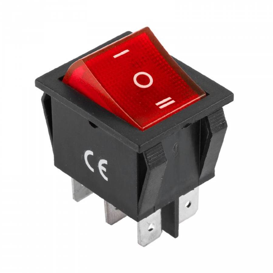 Intrerupator dublu cu 3 pozitii - ON - OFF - ON