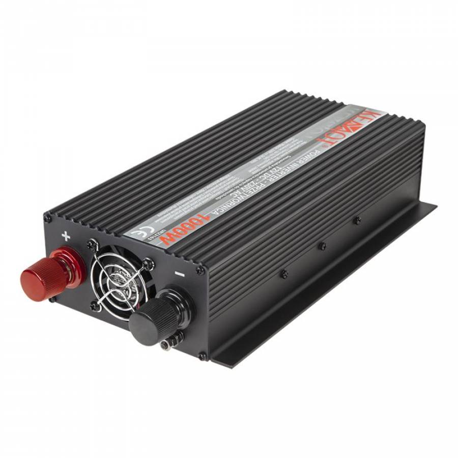 Invertor electric 24v/230v 1000W adecvat pentru aparate electrocasnice.