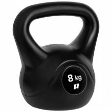 Kettlebell Rebel Active, 8 Kg, PVC, dimensiuni compacte
