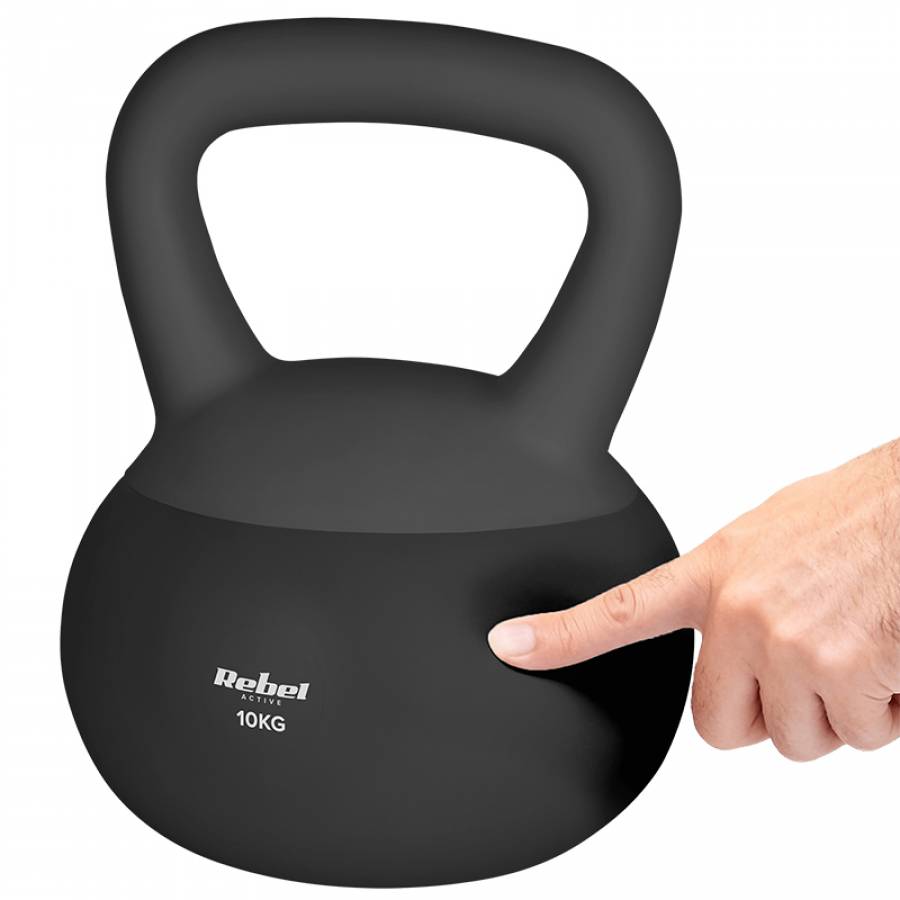 Kettlebell Vinil 10 Kg Rebel Active