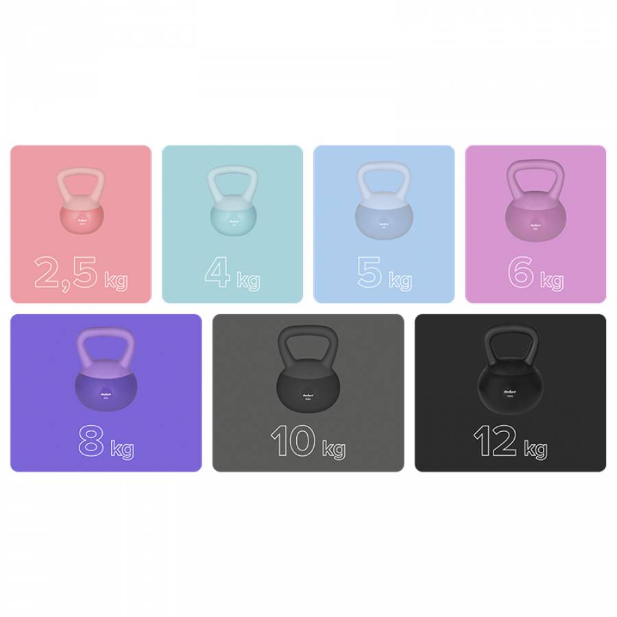 Kettlebell Vinil 10 Kg Rebel Active