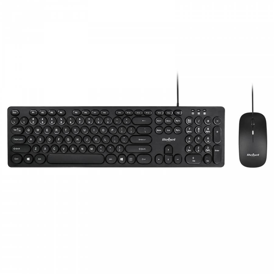 Set tastatura si mouse cablat pentru gaming de la WDS200.