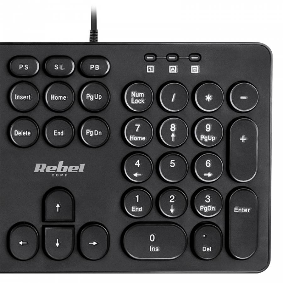 Set tastatura si mouse cablat pentru gaming de la WDS200.