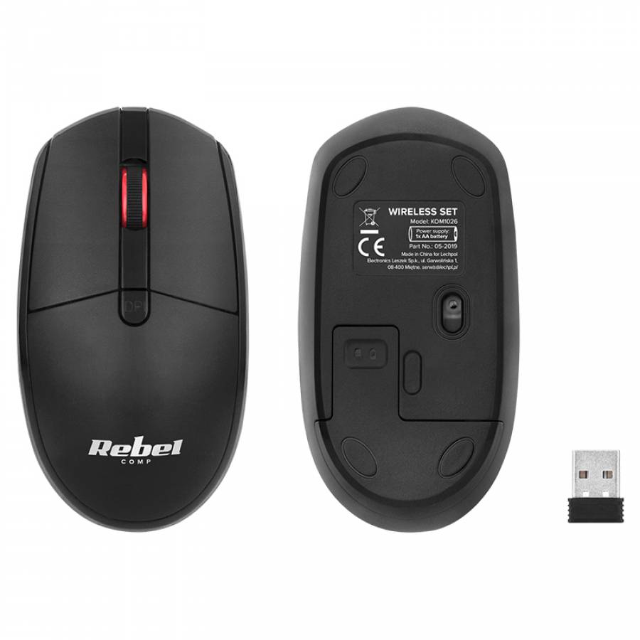Kit Wireless Tastatura Si Mouse Ws400 Rebel Wireless