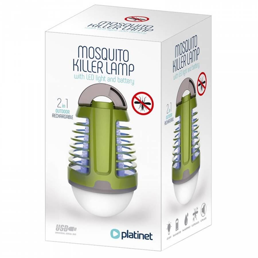 Lampa Reincarcabila Anti Insecte 6500K IP44 Eficace