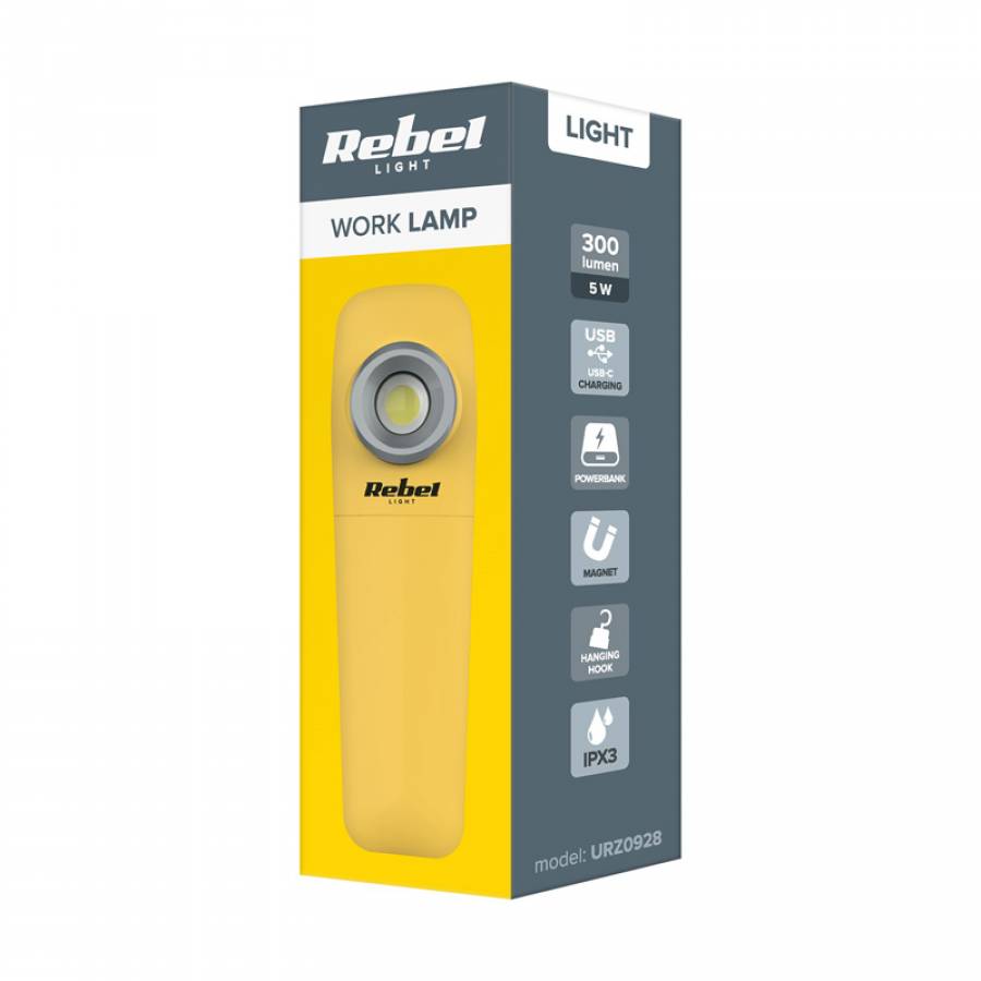 Lumina Birou 5w Cob Rebel pentru un spatiu creativ.