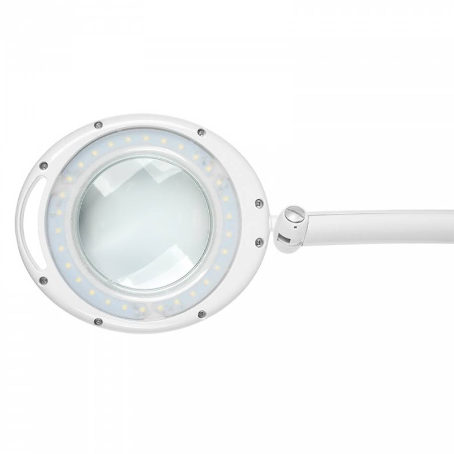 Lampa LED 5 Dioptrii 6W Alb-Gri Reglabila Luminoasa