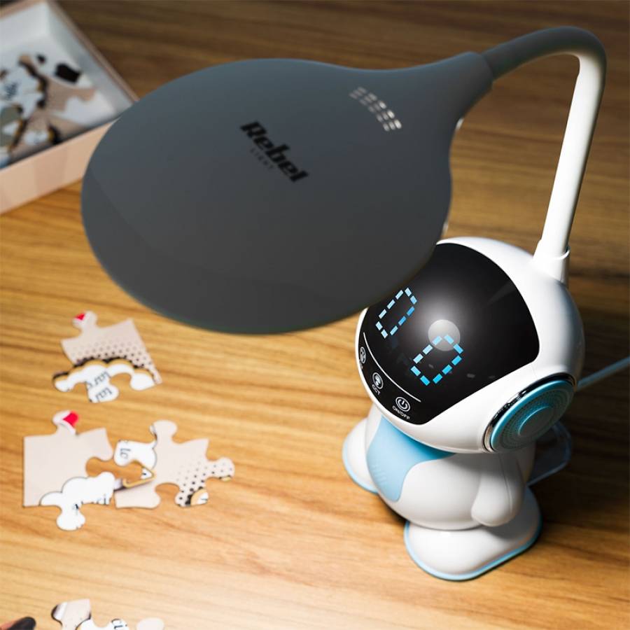 Lampa Led Birou Robot Reglabil Intensitate Culoare