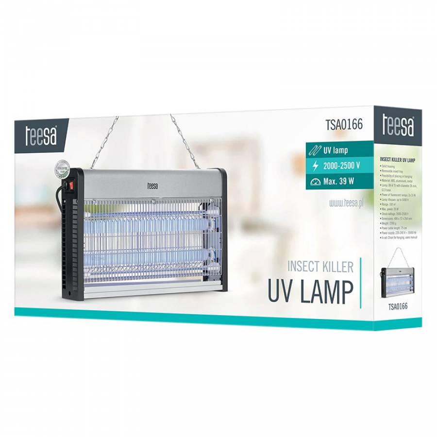 Lampa UV anti-Insecte 2x15w.