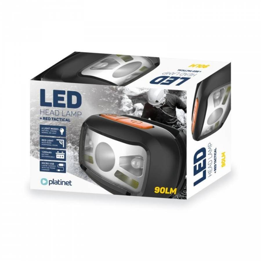 Frontala LED Cu 3 Moduri si Rosu Intensitate Luminoasa