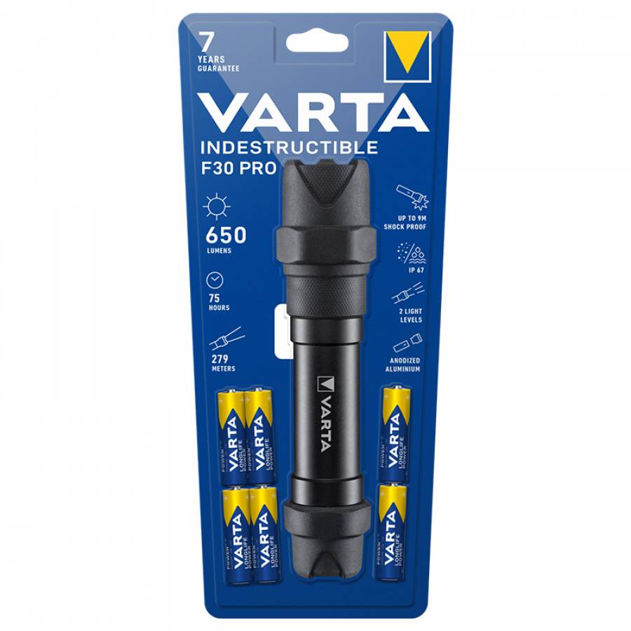Lanterna LED puternica indestructibila Varta F30 Pro