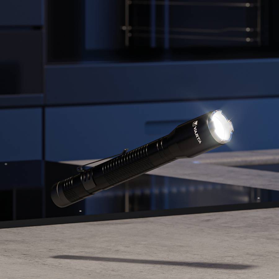 Lampa Led F20 de la Varta, perfecta pentru exterior.