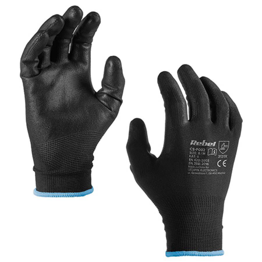 Manusi Poliuretan in Marime 9, Set 12 Buc Rebel