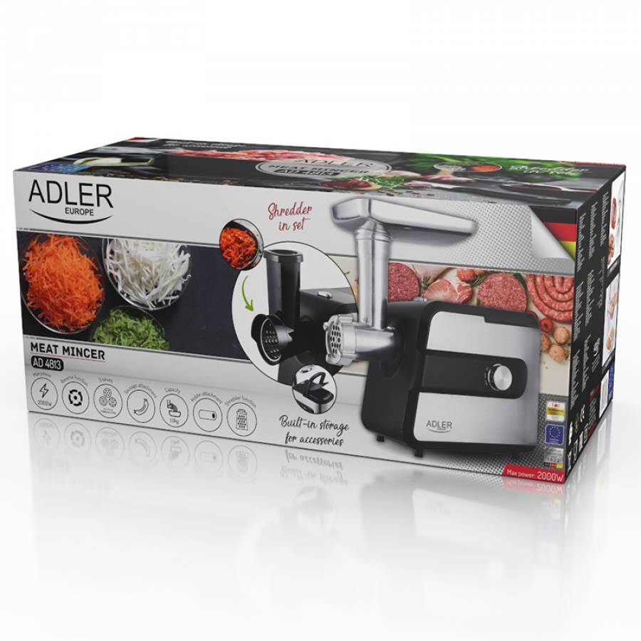 Masina De Tocat Carne Si Razatoare 2000w Ad 4813 Adler