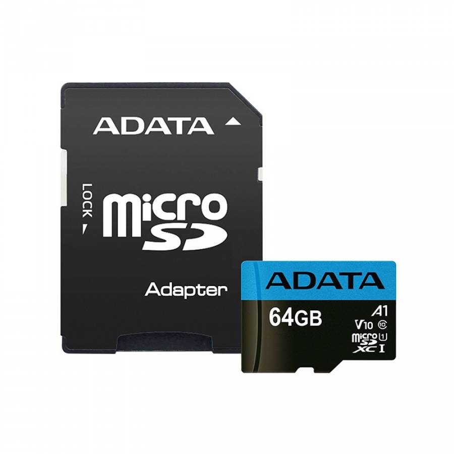 64 GB Adata Clasa 10 Micro SDXC.